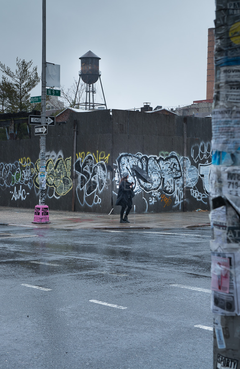 Rain on Wythe St Brklyn NY 