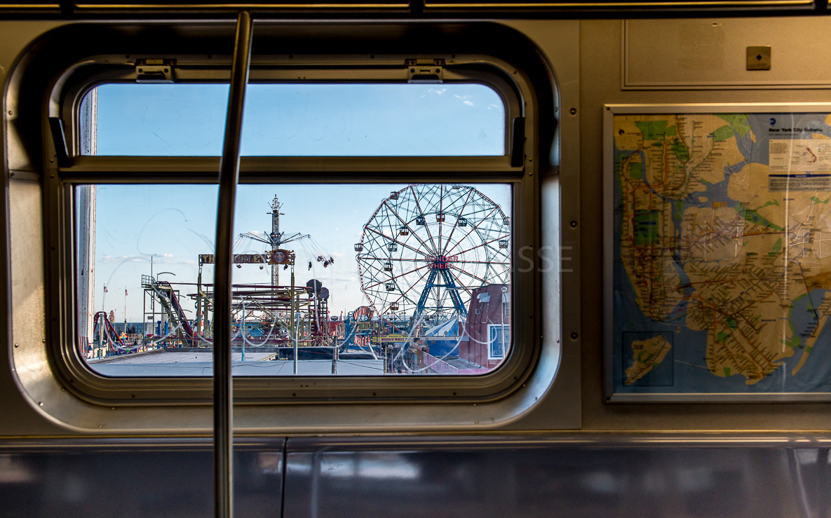 Train F to Coney Island